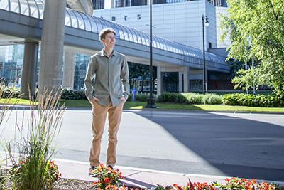 Urban Senior Pictures for a Boy